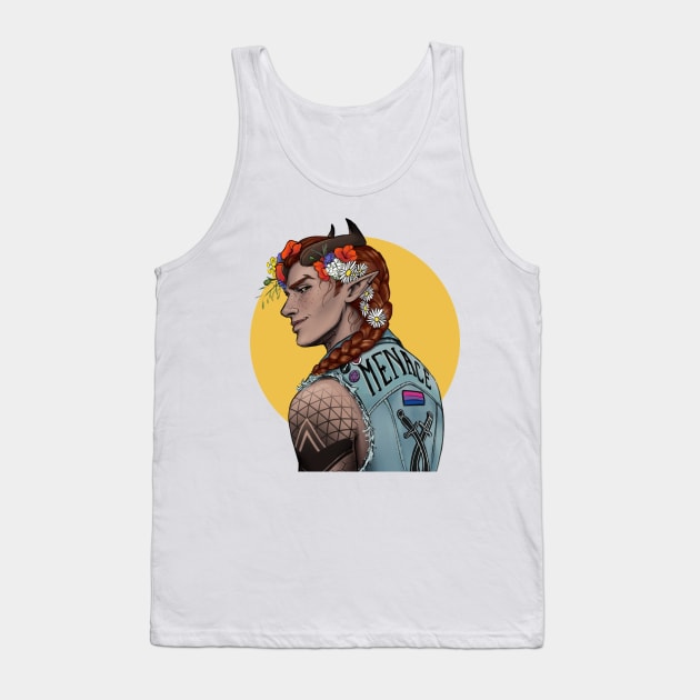 Midsommar Crown Tank Top by Aquarisma